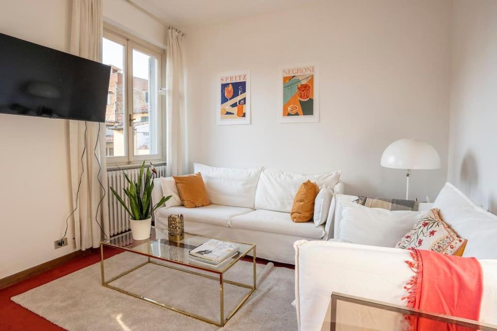 Ferienwohnung Ponte Vecchio'S Penthouse Florenz Exterior foto