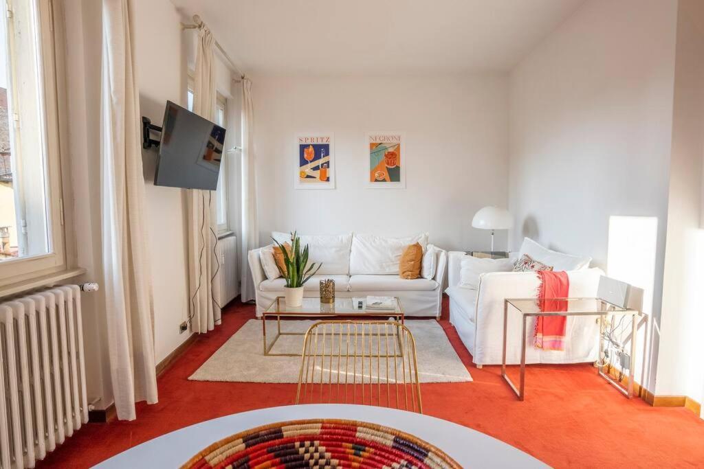 Ferienwohnung Ponte Vecchio'S Penthouse Florenz Exterior foto